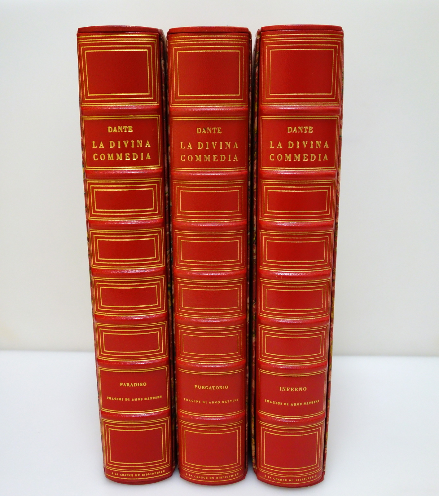 Dante Divina Commedia Amos Nattini Chance du Bibliophile Ed. Speciale …