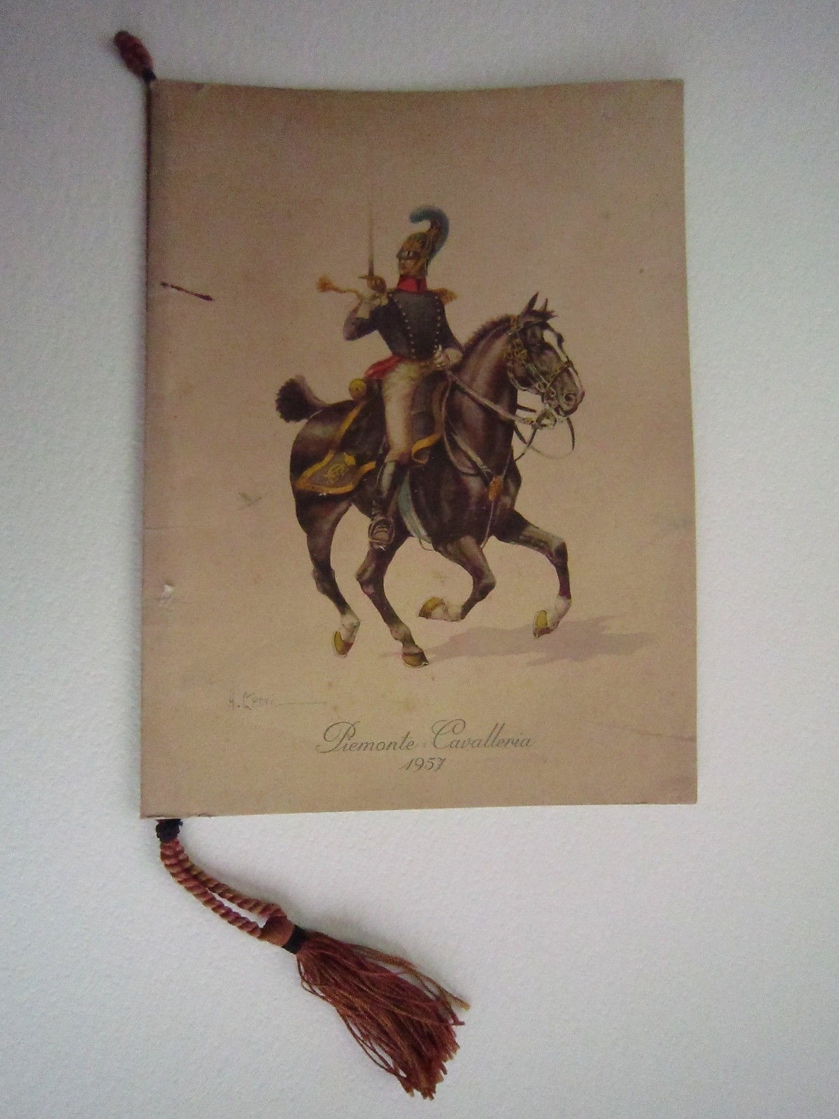 Decorazioni Comandanti Piemonte Ufficiali Encomi 1957 Cavalleria Calendario