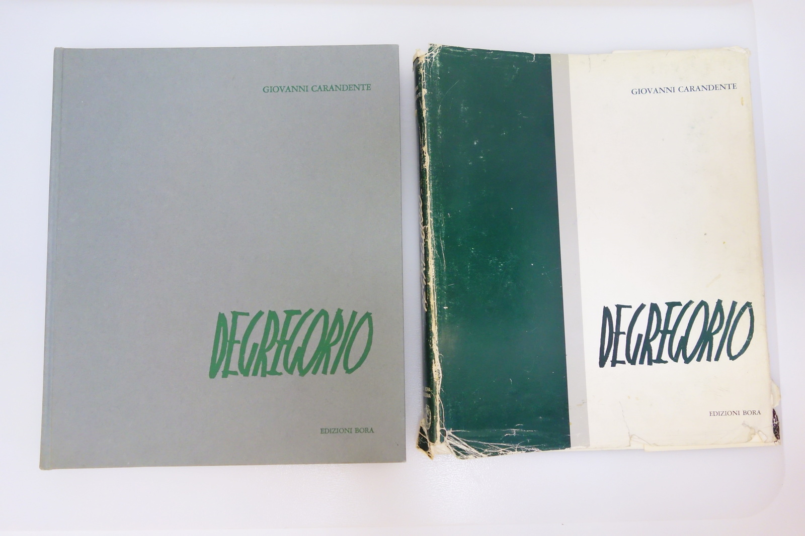 DEGREGORIO TESTIMONIANZE CARADENTE CALVESI CARLUCCIO CRISPOLTI E ALTRI BORA 1974