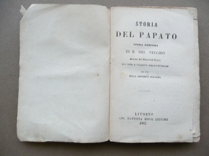 Del Vecchio Papato Papi Storia Roma Biografie Religione Governo Chiesa …