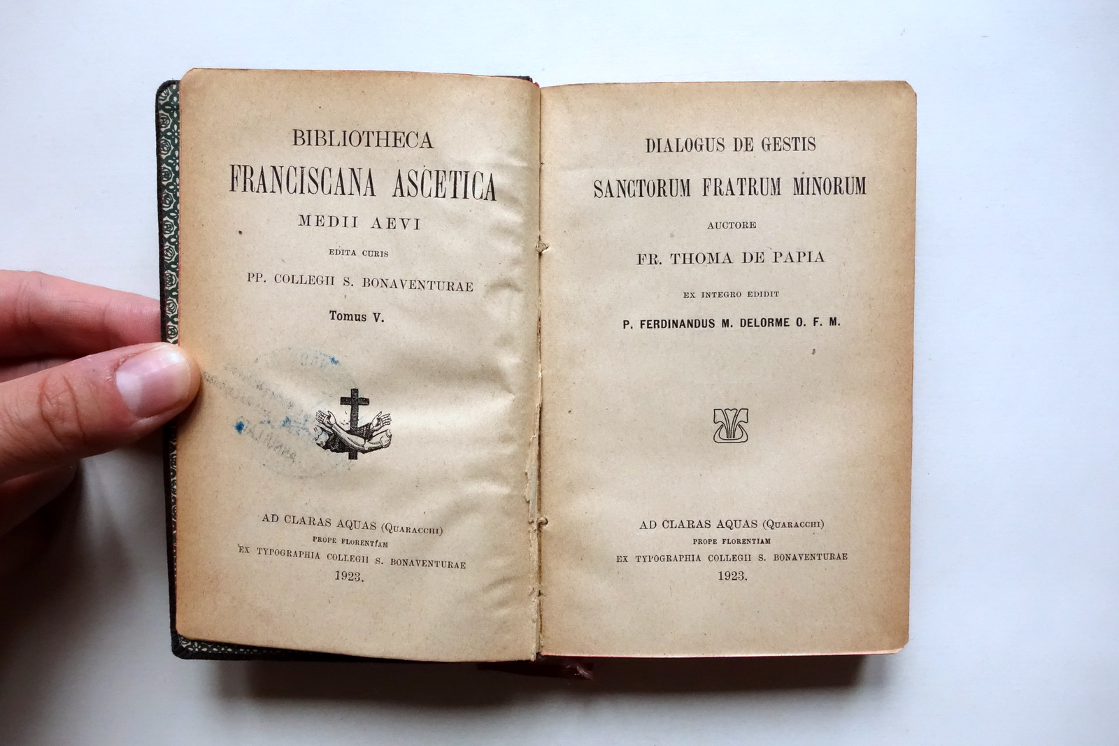 Dialogus de Gestis Sanctorum Fratrum Minorum De Papia Quaracchi 1923 …