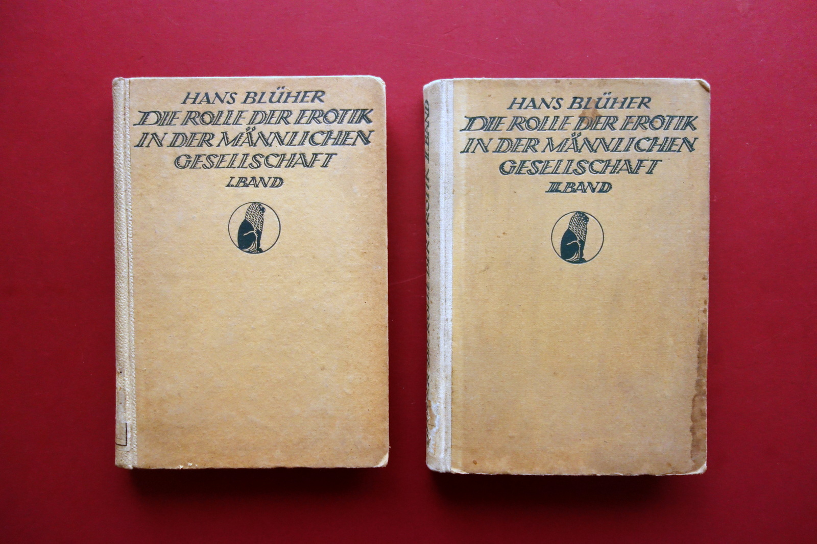 Die Rolle der Erotik in der Mannlichen Gesellschaft H. Bluher …