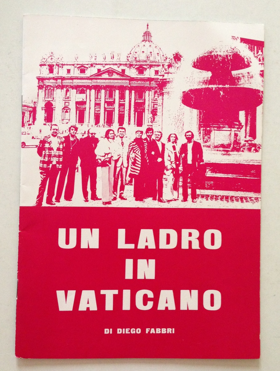 Diego Fabbri Un Ladro in Vaticano Gino Cervi Tip. Colombo …