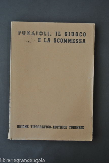 Diritto Civile Giuoco Scommessa Debito Gioco Azzardo Sisal Funaioli Torino …