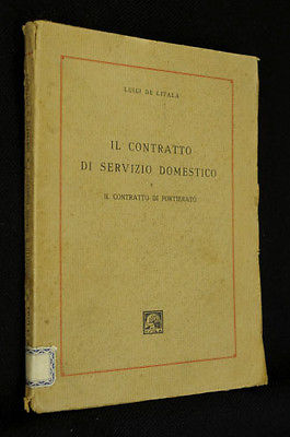 Diritto Portinai Il contratto di servizio domestico Luigi De Litala …