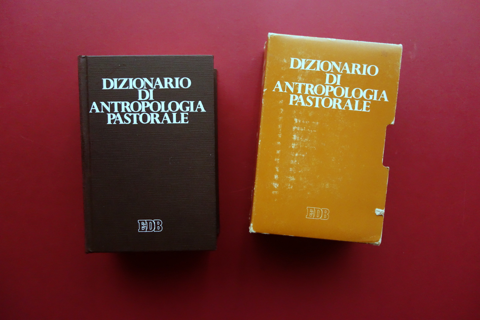 Dizionario di Antropologia Pastorale AA. VV. EDB Dehoniane Bologna 1980