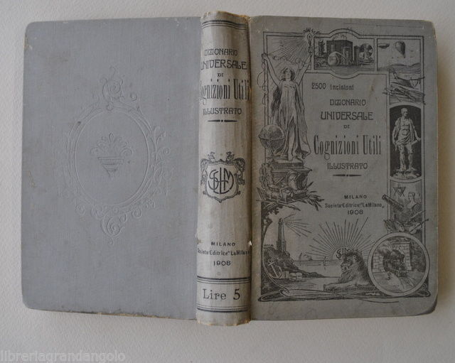 Dizionario Universale Cognizioni Utili Testa Astronomia Militaria Medicina 1908