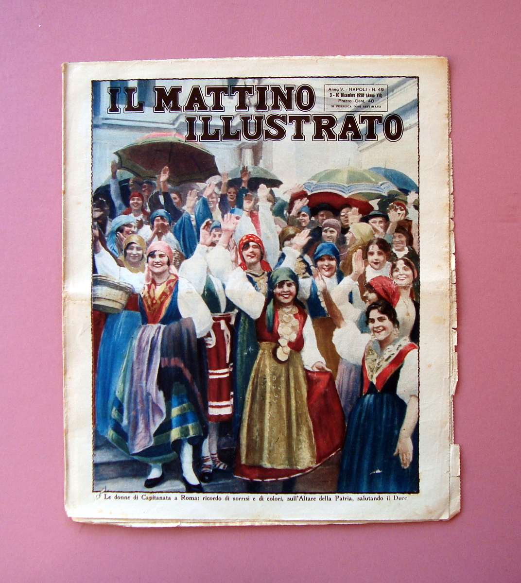 Donne di Capitanata saluto al Duce Il Mattino Illustrato n …