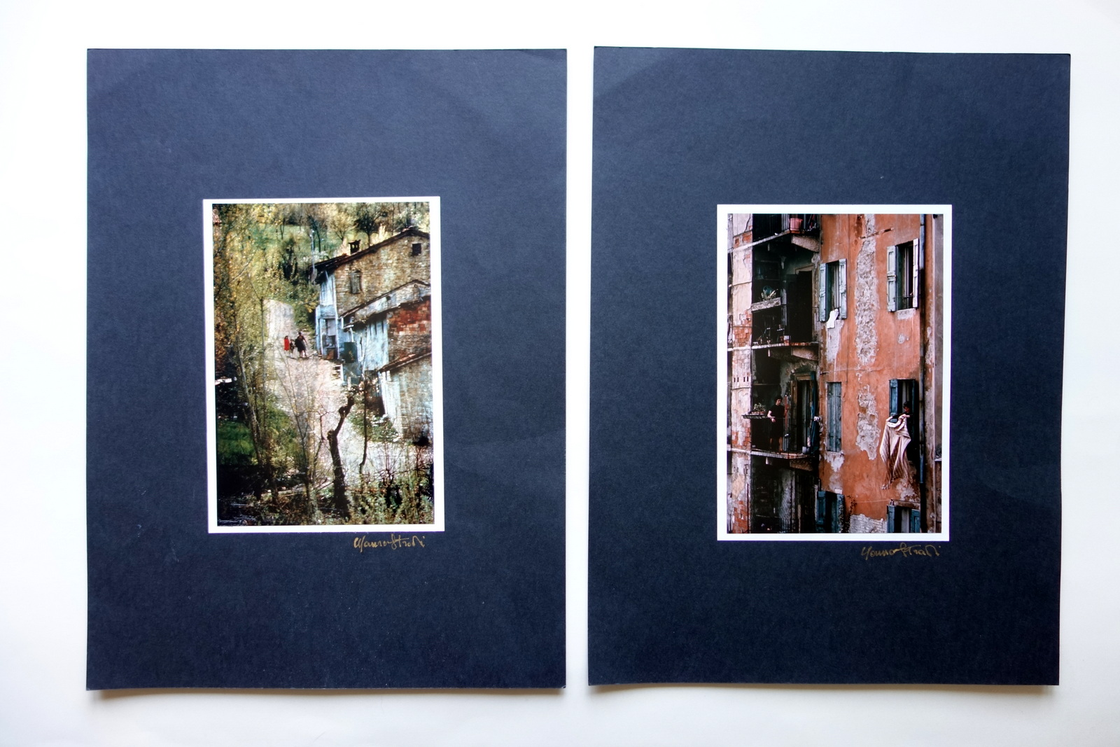 Due Fotografie Originali a Colori Firmate Mauro Stradi Periferia Casolare …