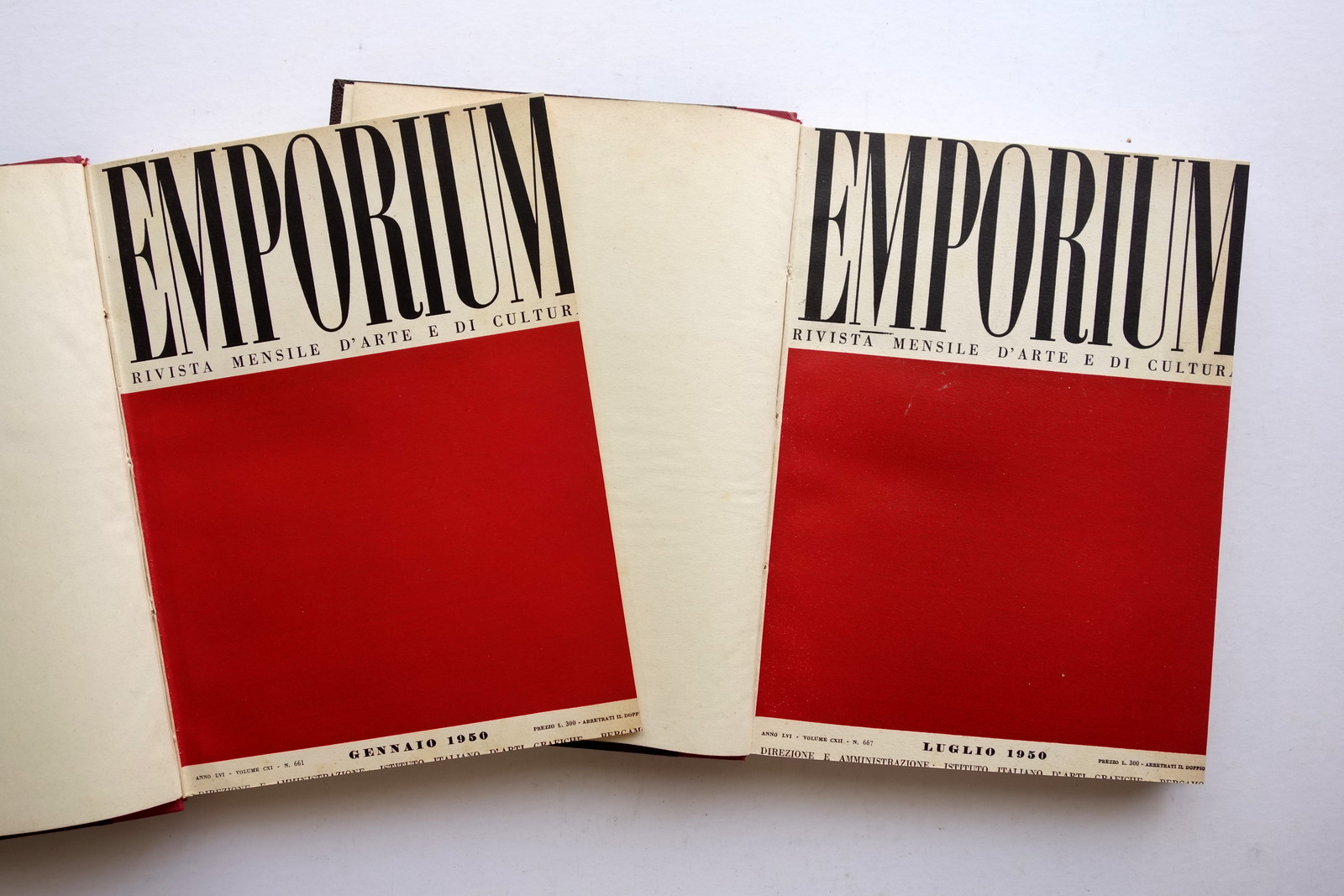 Emporium Rivista Mensile Illustrata 12 Numeri 1950 Annata Completa 2 …