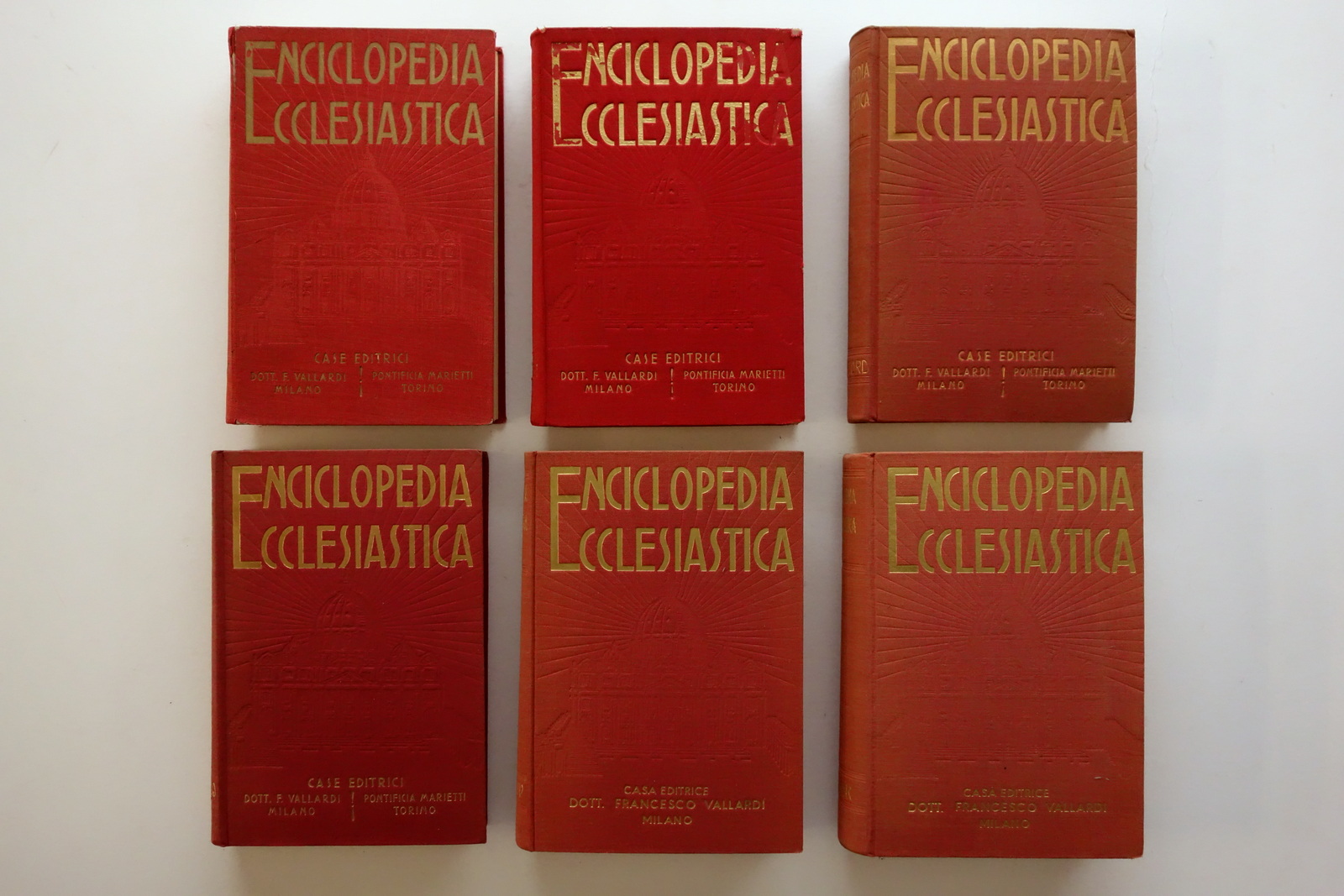 Enciclopedia Ecclesiastica Mons. Bernareggi Vallardi Marietti 1942-55 6 Volumi