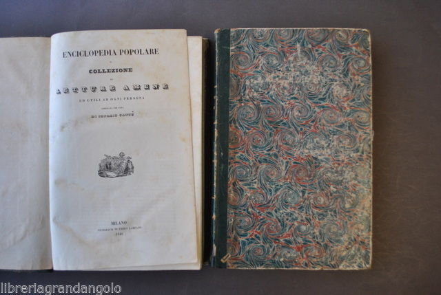 Enciclopedia Popolare Collezione Letture Amene Cant˘ Storia Curiosit‡ 1840