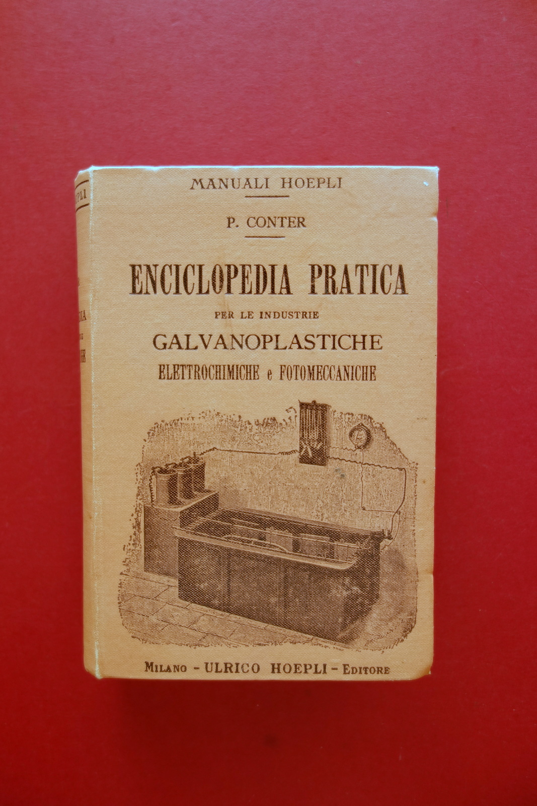 Enciclopedia Pratica per le Industrie Galvanoplastiche P. Conter Hoepli 1909