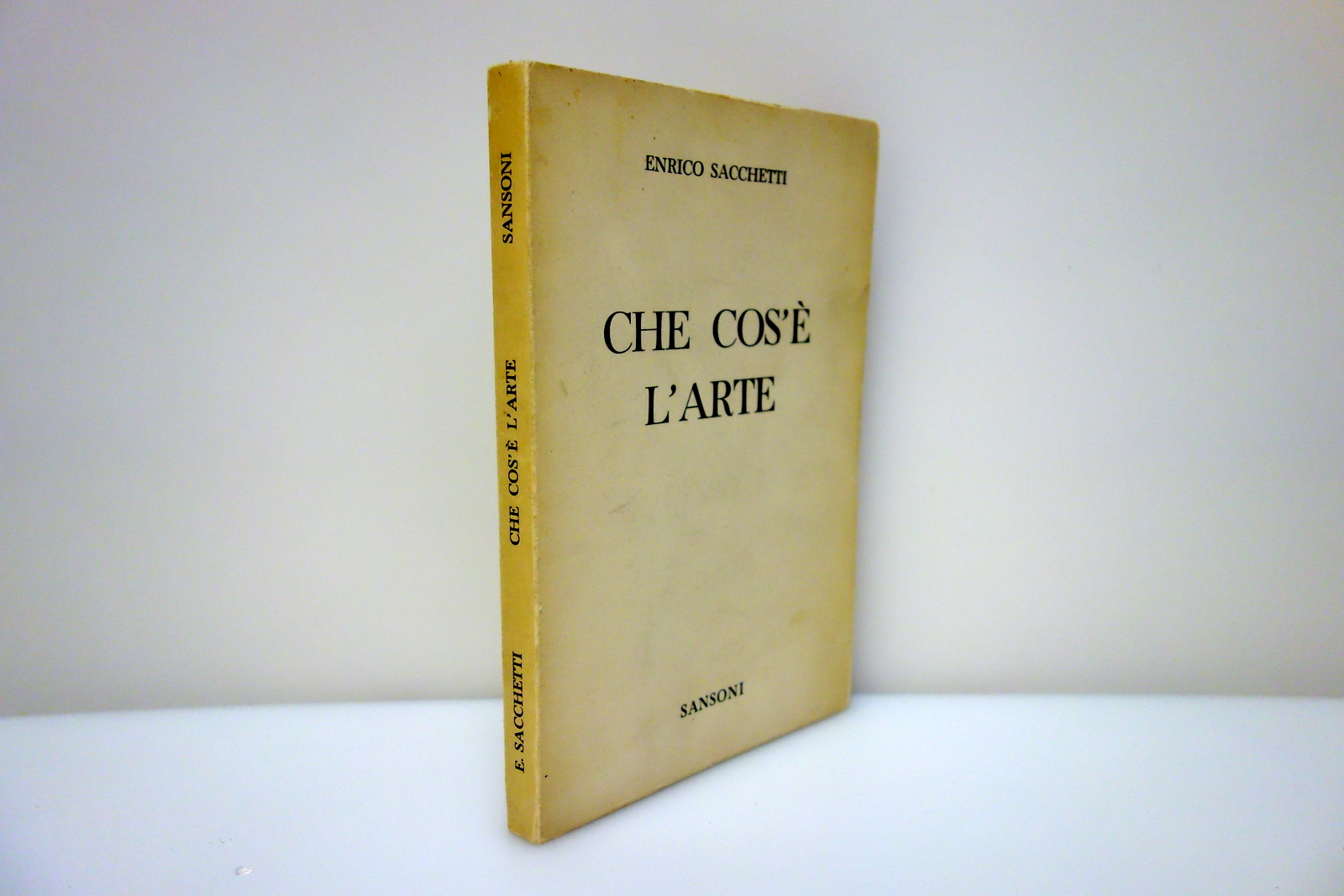 Enrico Sacchetti Che Cos'è l'Arte Sansoni 1961 Autografo Dedica a …