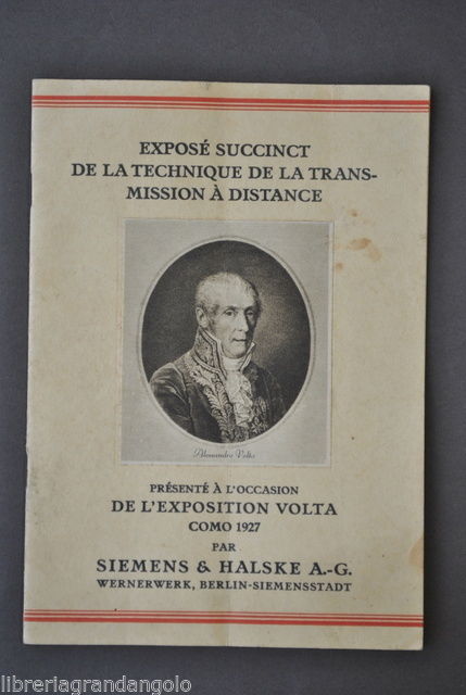 Esposizione Volta Como Siemens Trasmissione Distanza Transmission Telefono 1927