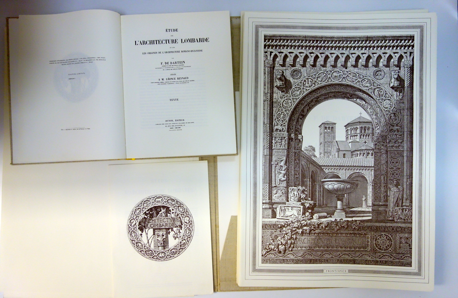 Etude sur Architecture Lombarde De Dartein Testo Atlante Ristampa 1963 …