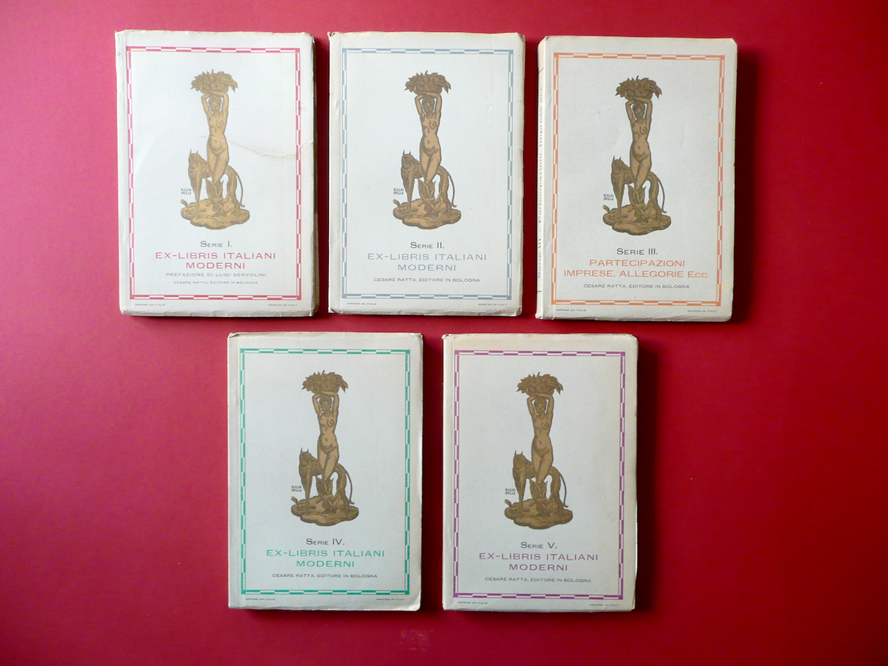Ex Libris Italiani Moderni Cesare Ratta Bologna Anni '30 5 …