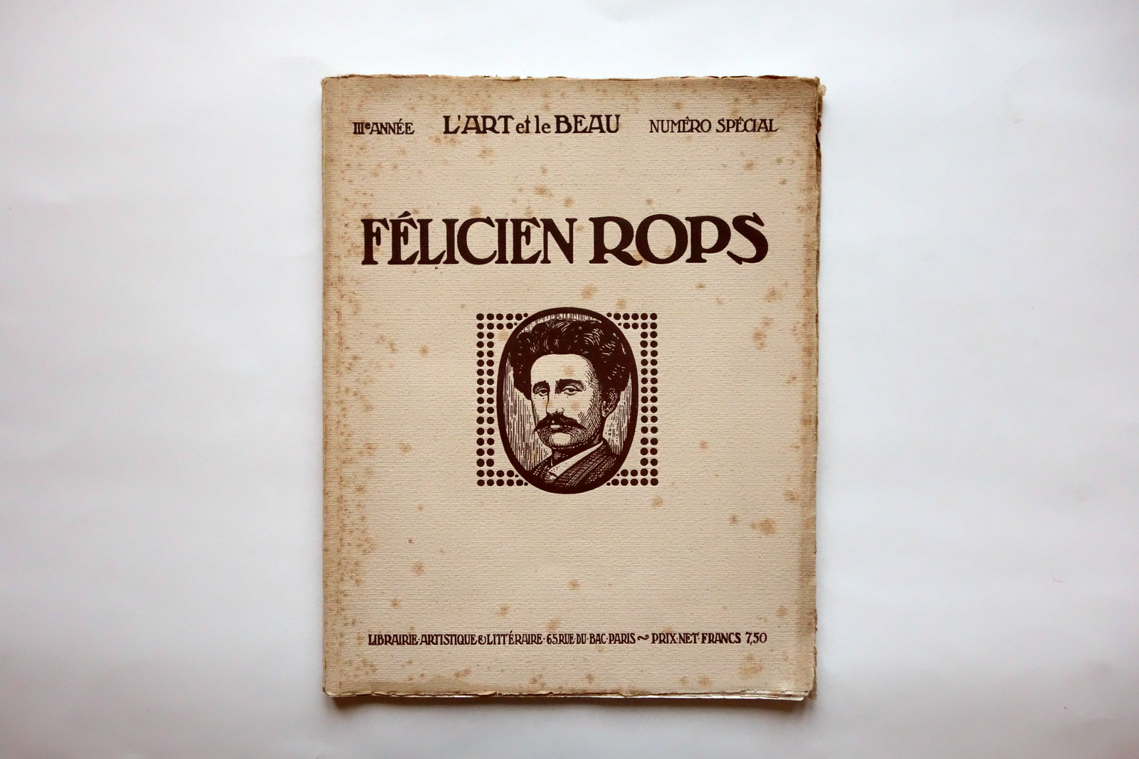 Felicien Rops par Rudolf Klein Librairie Artistique Paris Primo '900