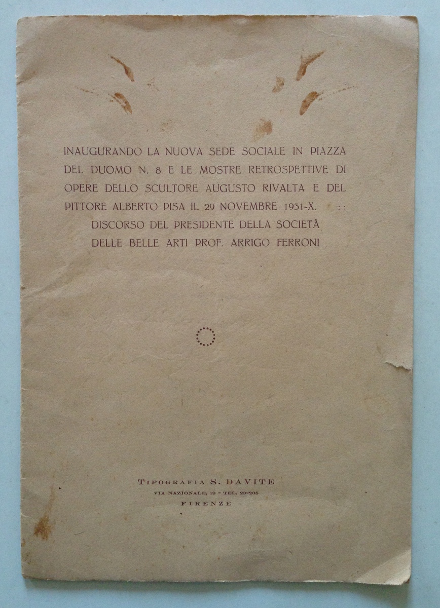 Ferrovie Inaugurando Nuova Sede in Piazza del Duomo Mostre A …