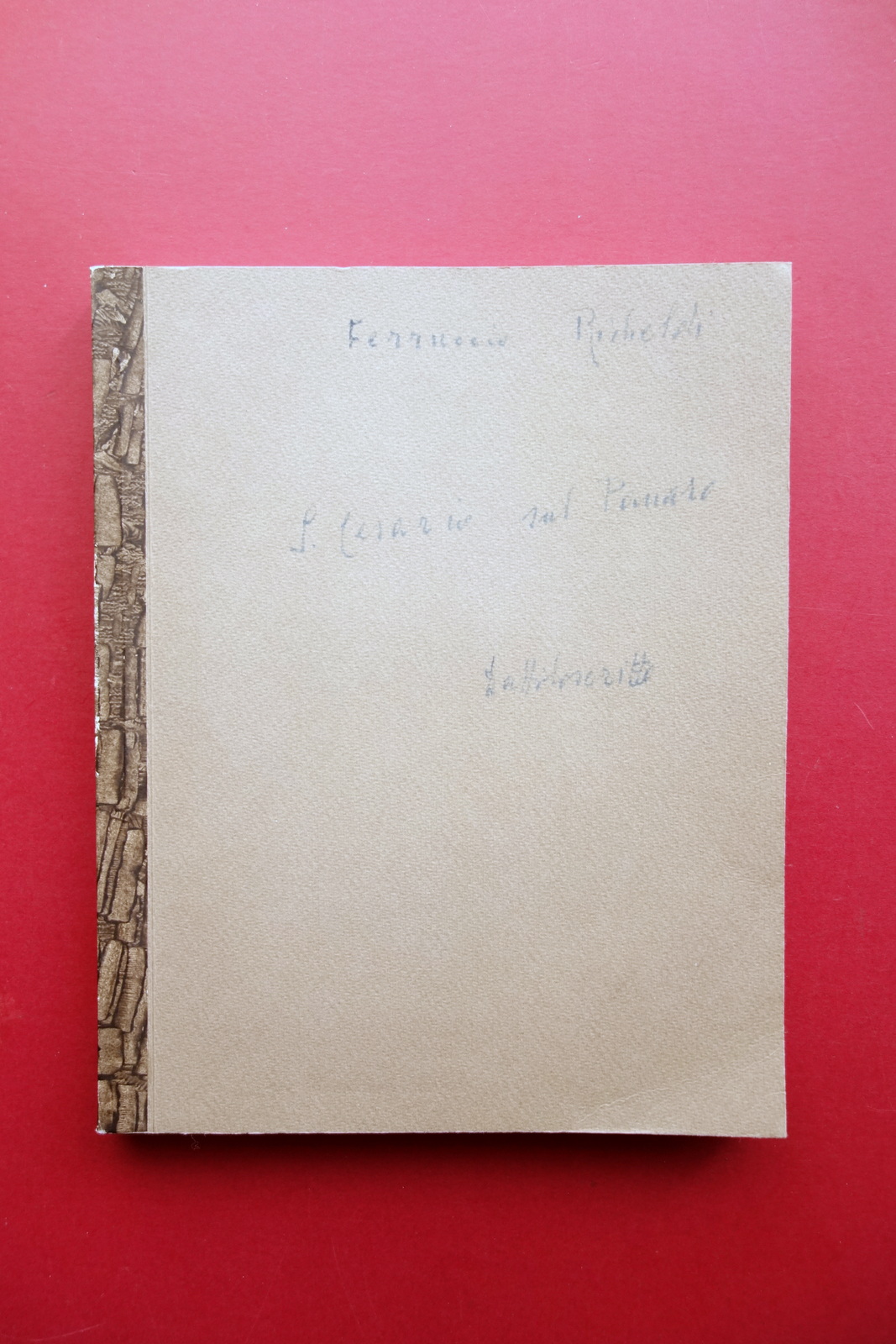 Ferruccio Richeldi San Cesario sul Panaro Dattiloscritto Bozza Pre Stampa …