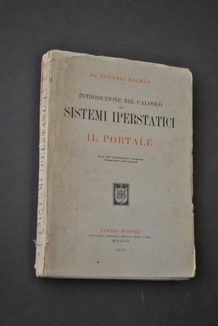 Fisica Forze Calcolo Sistemi Iperstatici Il Portale Kalman Hoepli Milano …