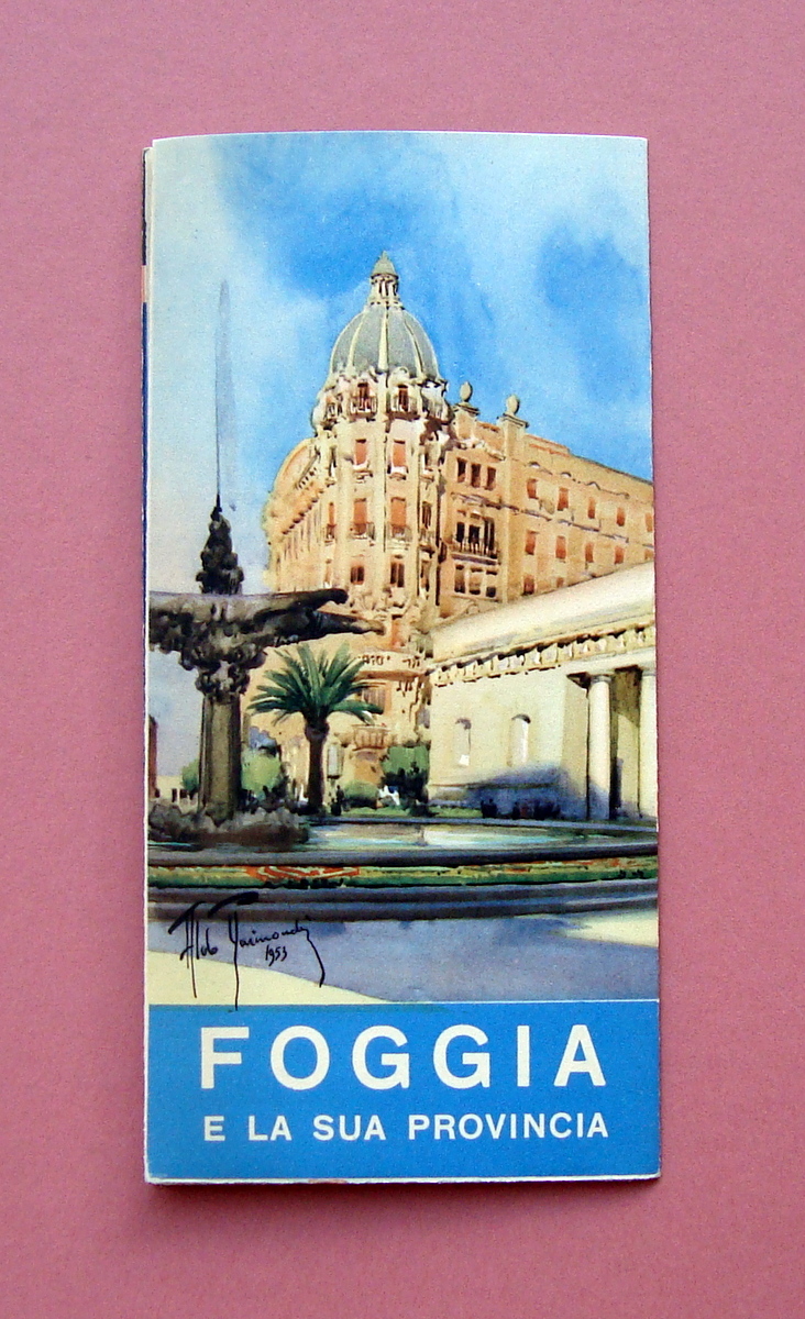 Foggia e la sua Provincia Pieghevole Turistico Raimondi 1955 Lucera …