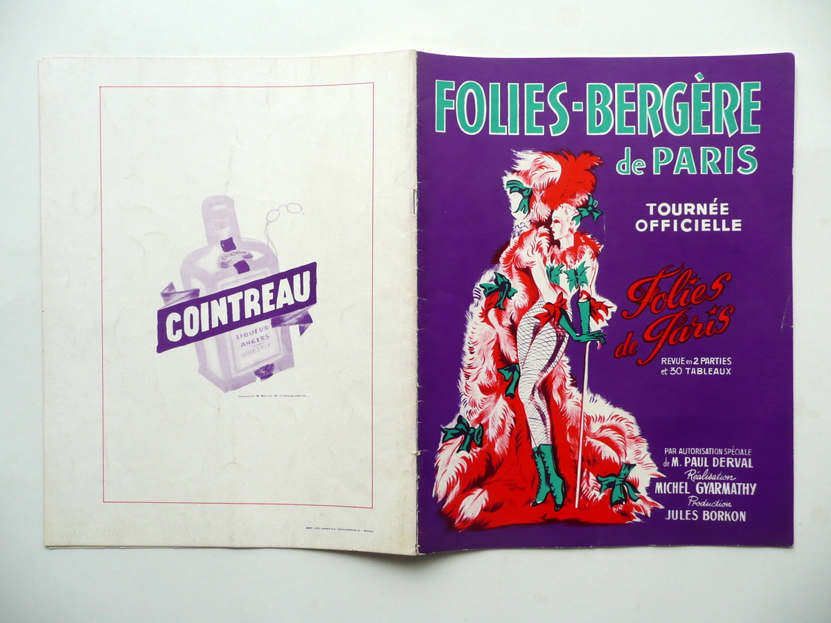 Follies BergËre de Paris TournÈe Officielle Follie di Parigi Anni …