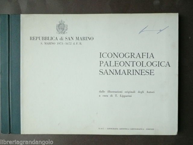 Fossili San Marino Iconografia Paleontologia Lipparini 1973 Atlante illustrato