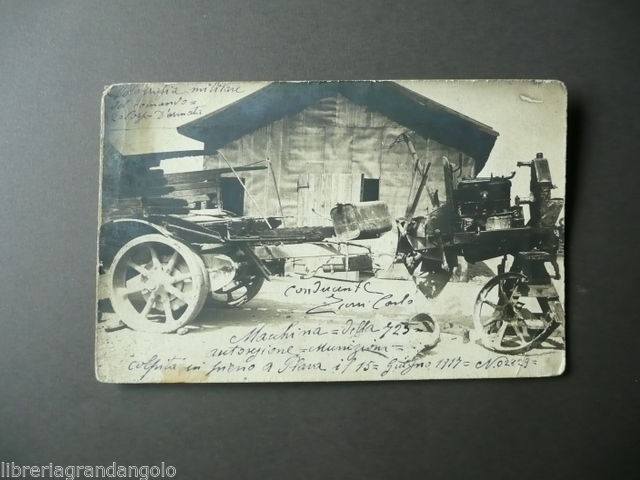 Fotocartolina Plava Macchina 725 Sezione Munizioni Bomba 1 Guerra Mondiale …