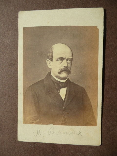 Fotografia Antica Originale Carte de Visite Ritratto M. Bismark 1880 …