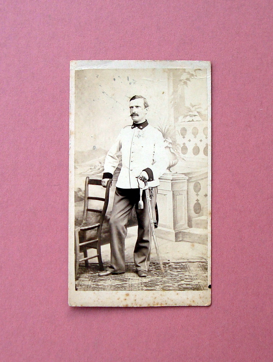 Fotografia Militare Bianco e Nero Carte da VIsita