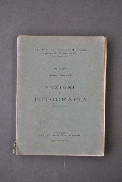 Fotografia Nozioni Istituto Geografico Militare Paesaggio Aereo Firenze 1939