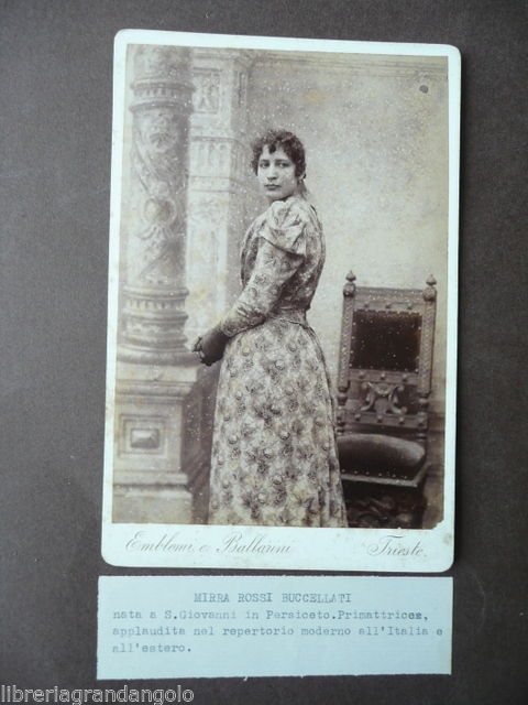 Fotografia Originale Buccellati M.R. Primattrice S. Giovanni in Persiceto Teatro