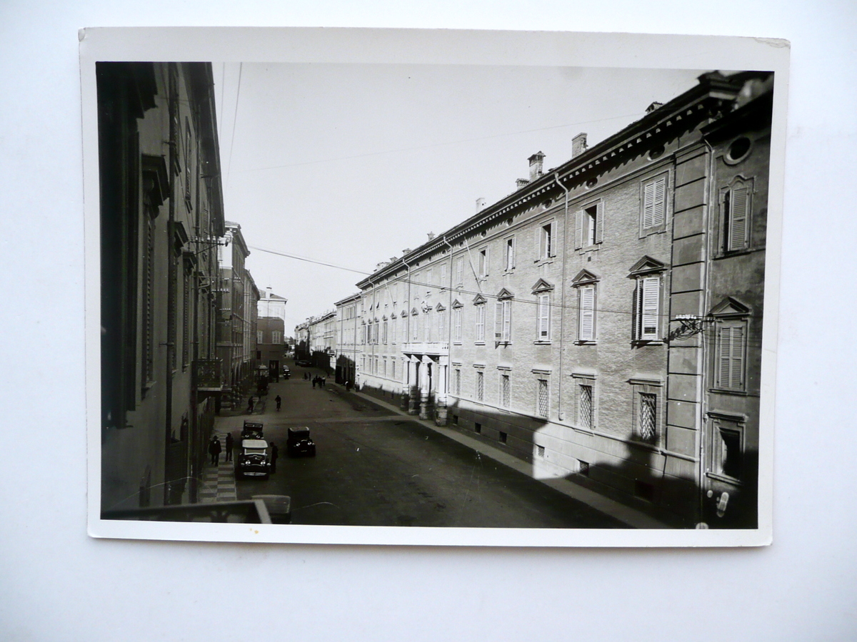 Fotografia Originale Corso Umberto I Modena Foto Bandieri Anni Trenta …