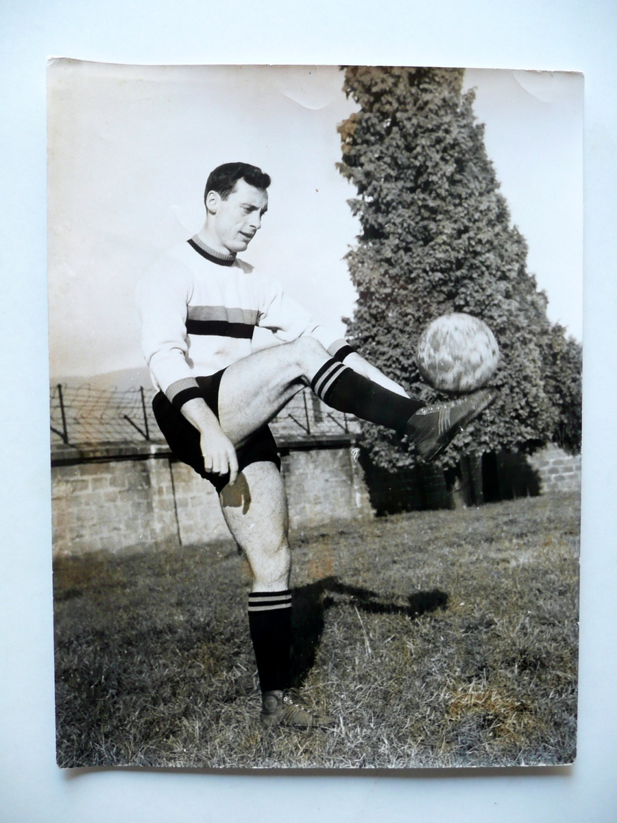 Fotografia Originale Pierluigi Ronzon Calcio Sampdoria Giornalfoto Anni '50