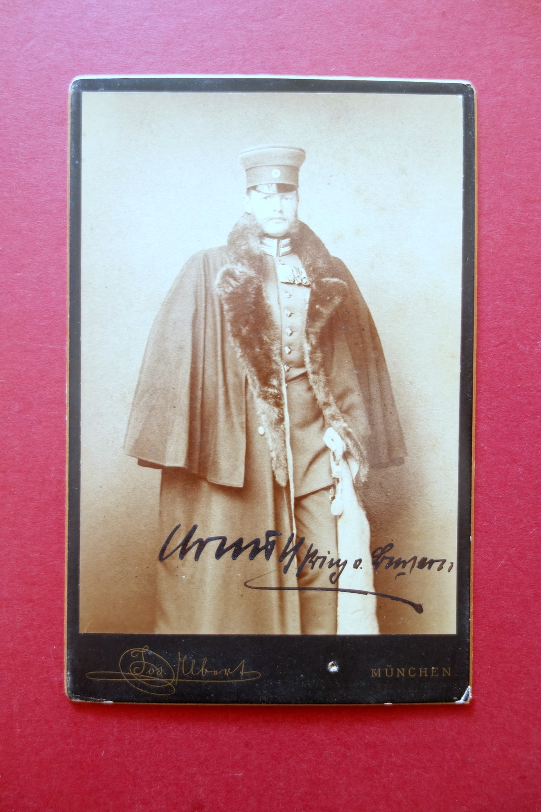 Fotografia Originale Uomo in Uniforme Autografo King(?) Bayer Munchen Fine …