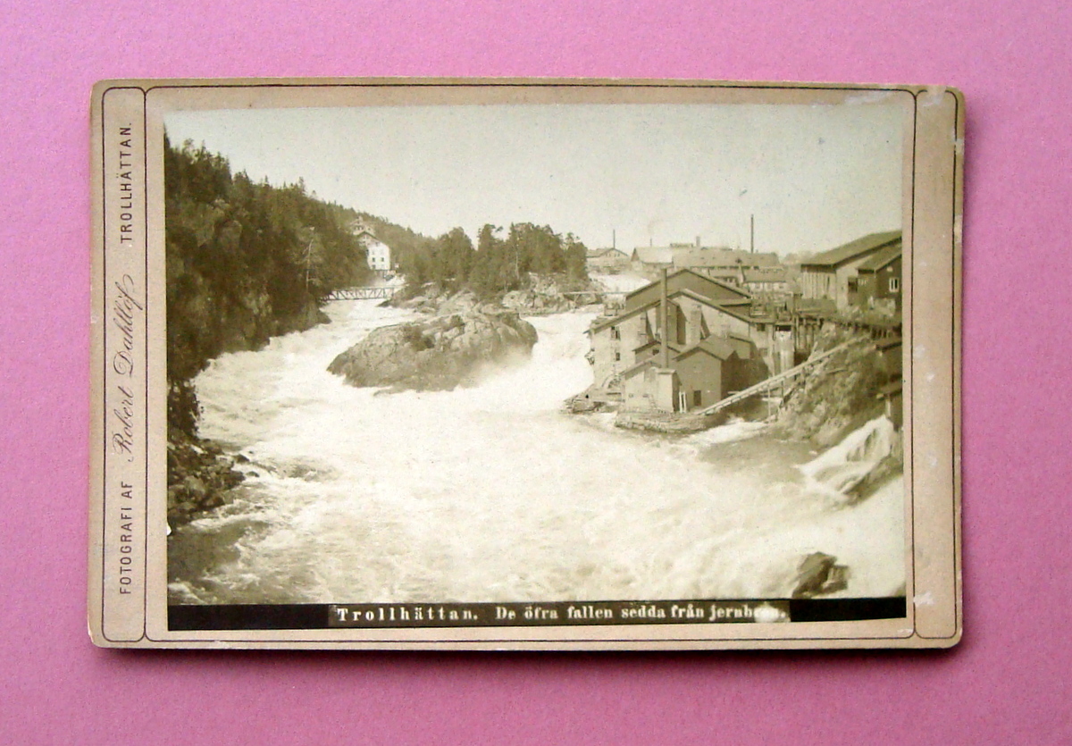 Fotografia Trollhattan Robert Dahllofs 1872 1874 Svezia