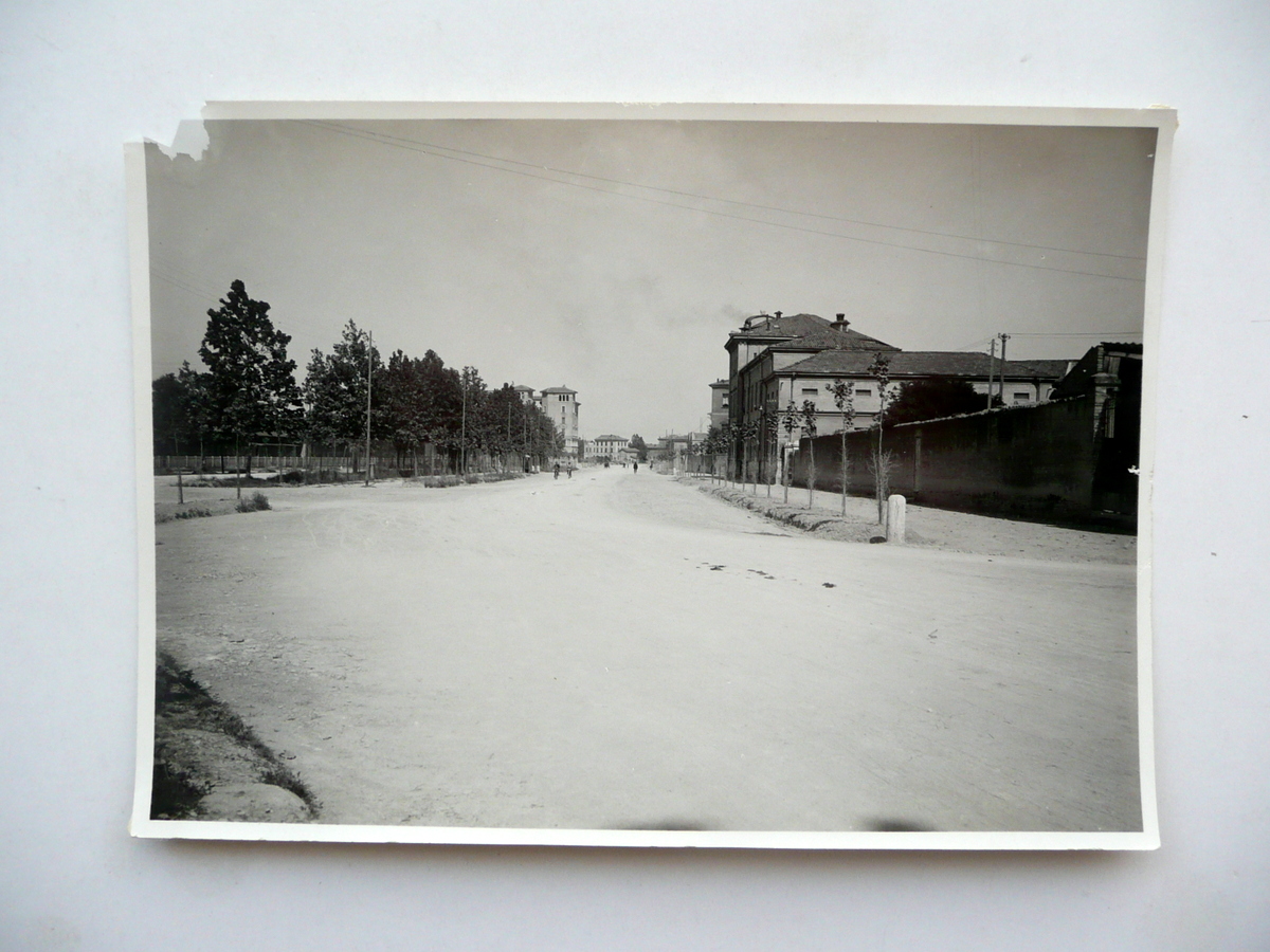 Fotografia Viale Monte Kosica Modena Foto Sorgato Anni Trenta Locale