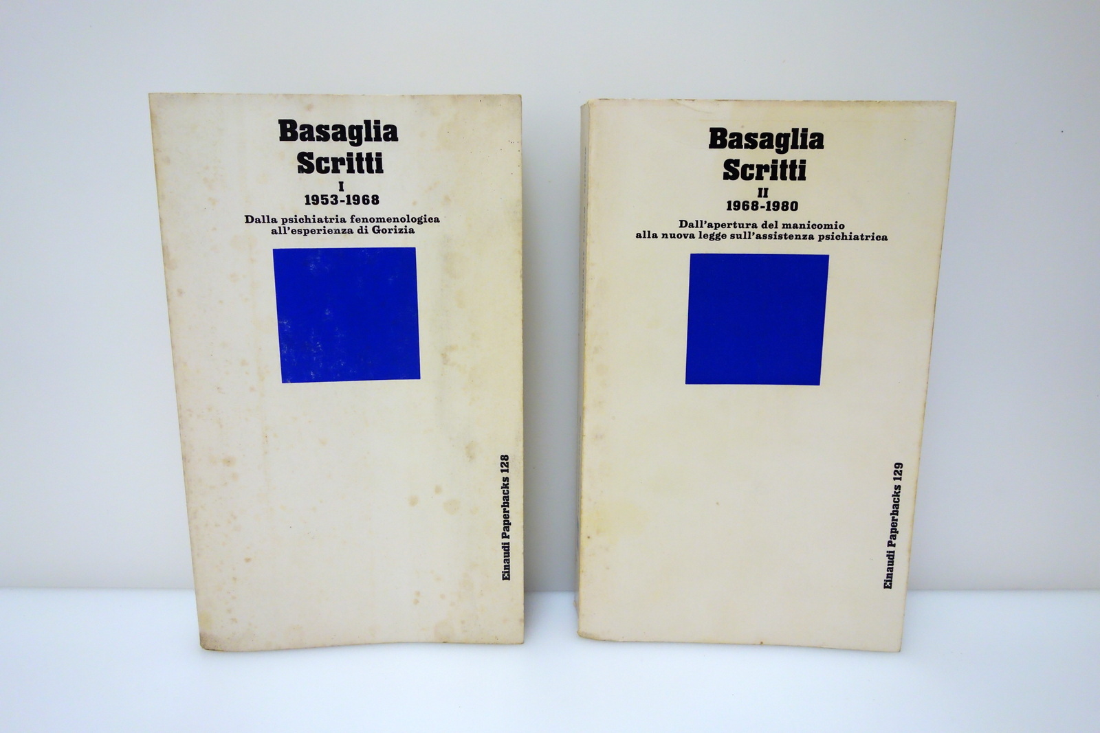 Franco Basaglia Scritti 1953-1980 EInaudi Paperbacks 1981-82 2 Volumi Completo