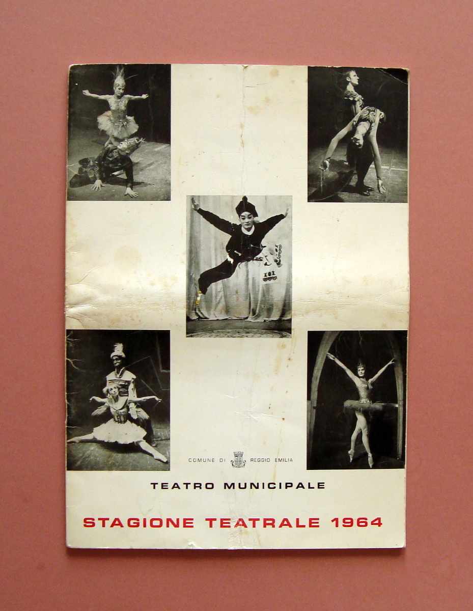 Freni Pavarotti Concerto Vocale 1964 Teatro Municipale Reggio Emilia programma