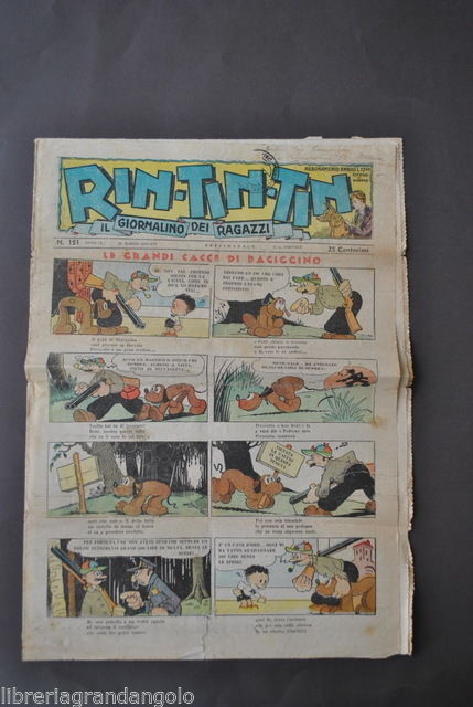 Fumetti Giornalino dei Ragazzi Rin Tin Tin Rin-Tin-Tin N. 151 …