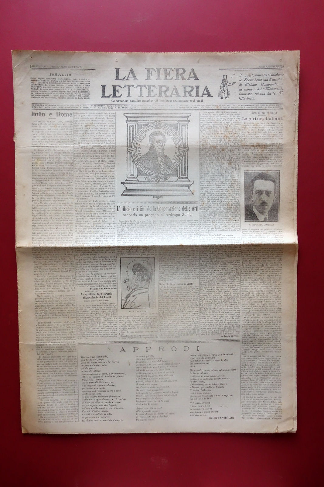 Futurismo Complesso Plastico Motorumorista Depero La Fiera Letteraria 6/3/1927