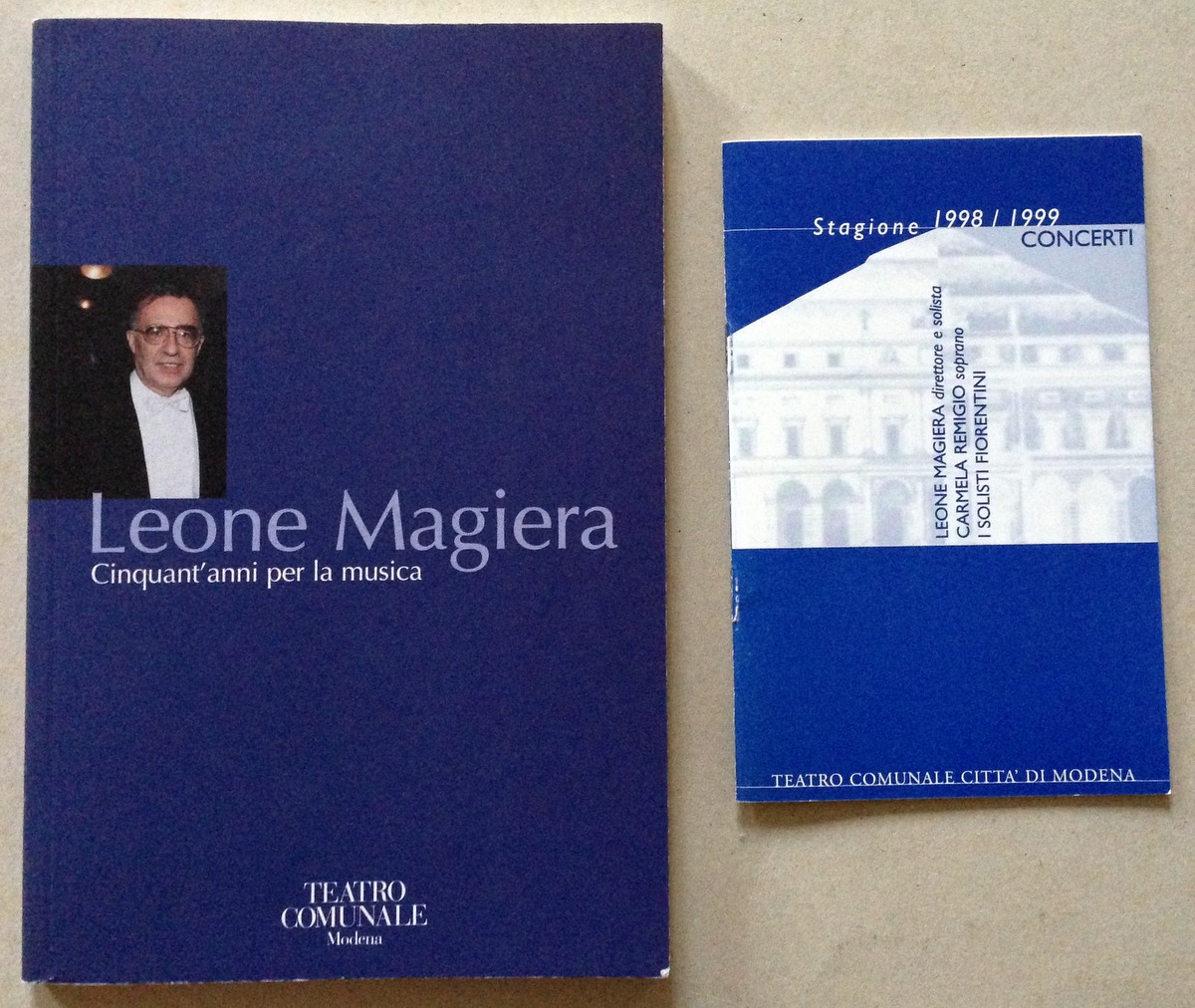 G. Gherpelli Leone Magiera 50 Anni per la Musica Teatro …