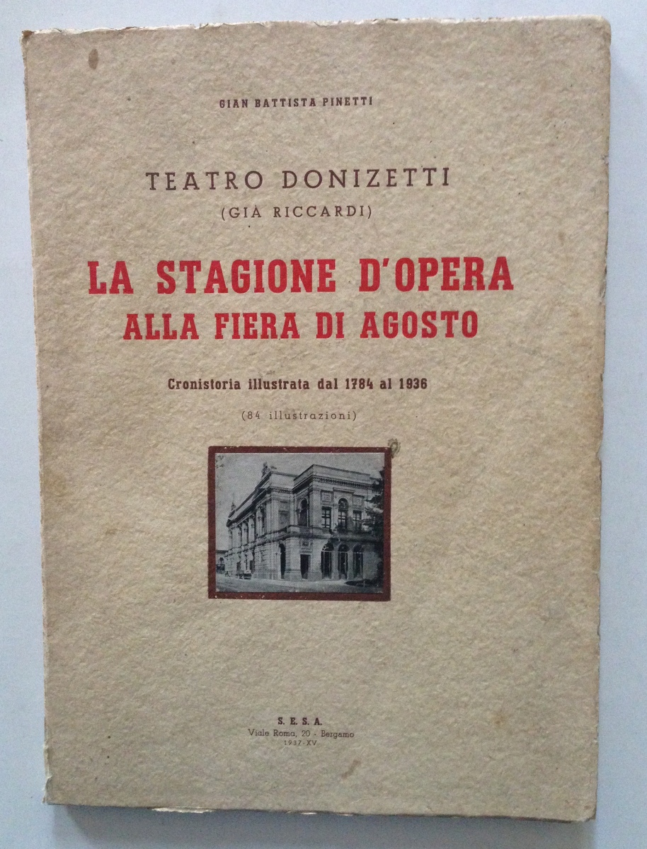 Gian Battista Pinetti Teatro Donizetti La Stagione d'Opera Alla Fiera …