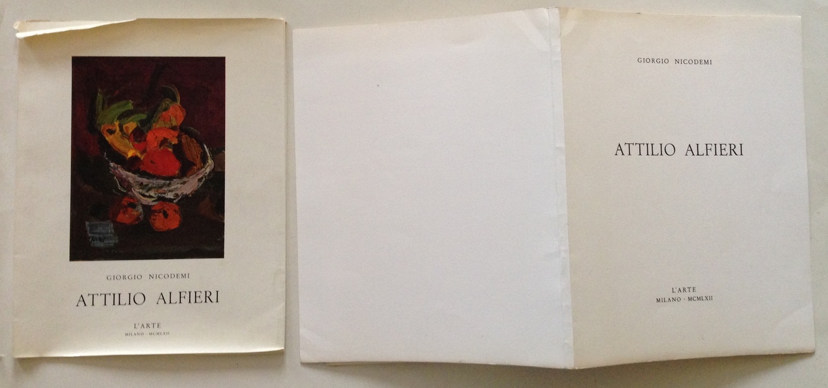 Giorgio Nicodemi Attilio Alfieri L'Arte Milano 1962