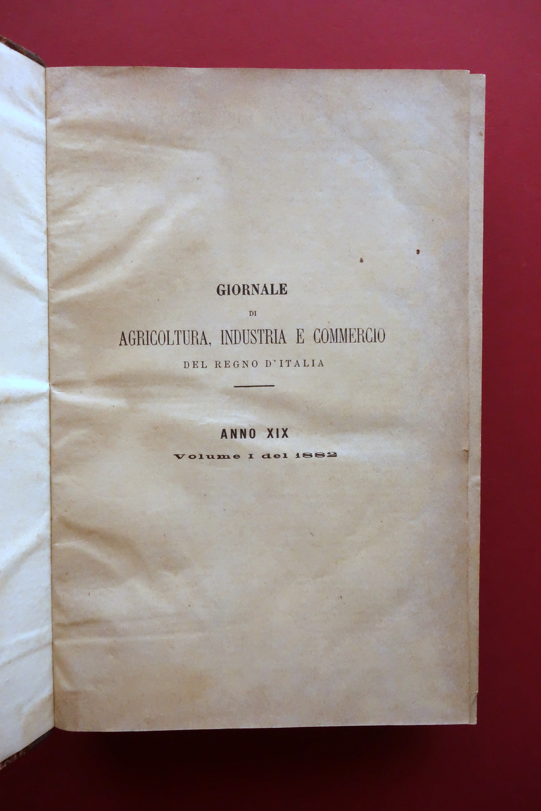 Giornale d'Agricoltura Industria e Commercio del Regno d'Italia 1882 51 …