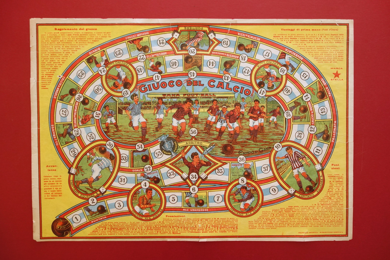 Giuoco del Calcio Gioco da Tavolo a Colori Marca Stella …