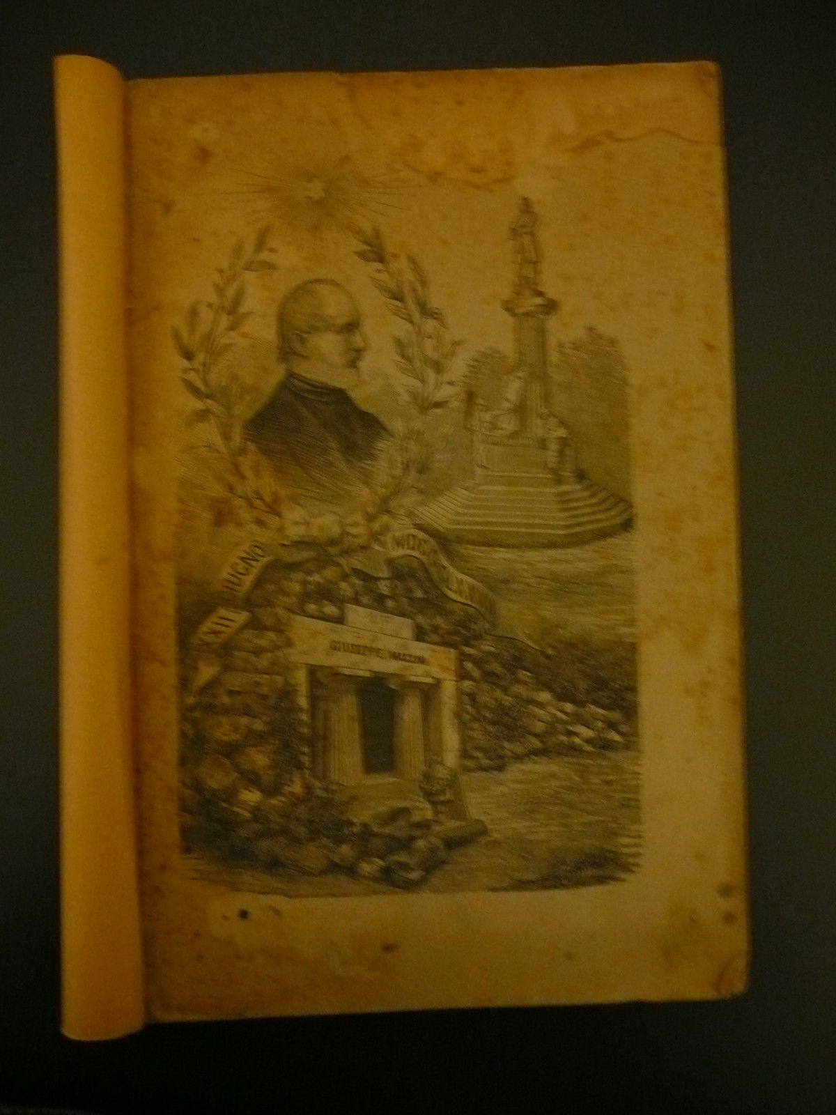 Giuseppe Mazzini Monumento Genova Risorgimento Storia Italia 1882 Sordo Muti