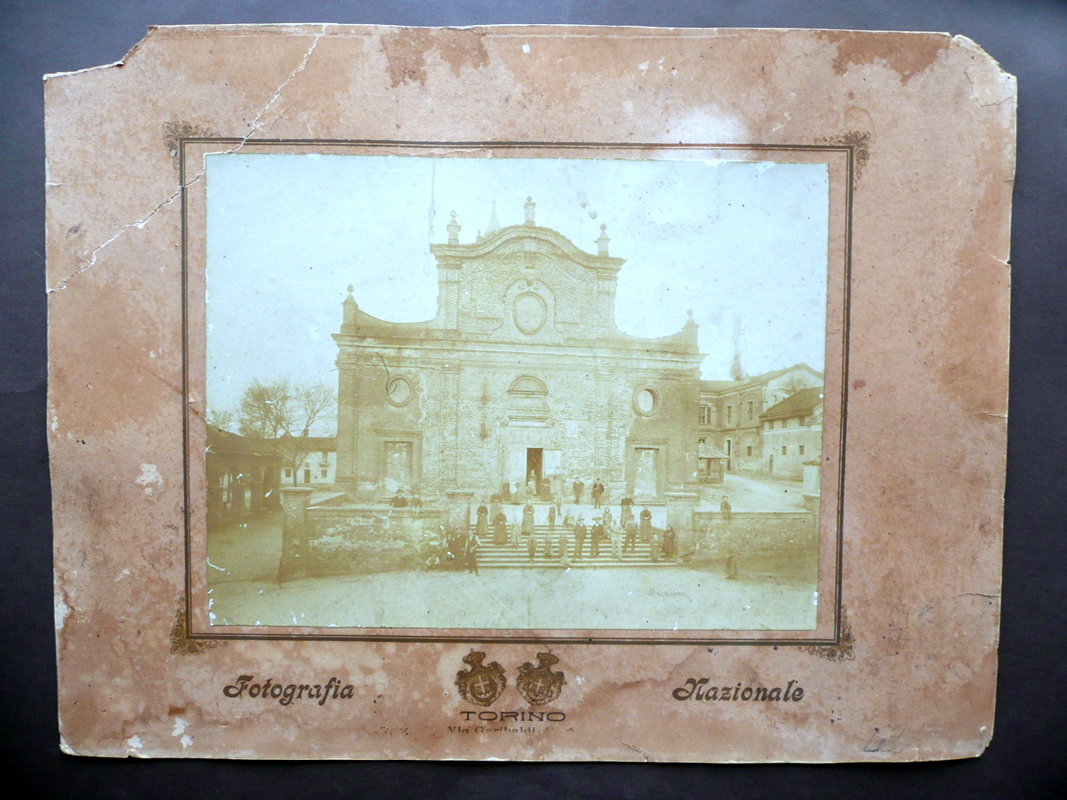 Grande Fotografia Torino Chiesa Primo '900 Animata Fotografia Nazionale