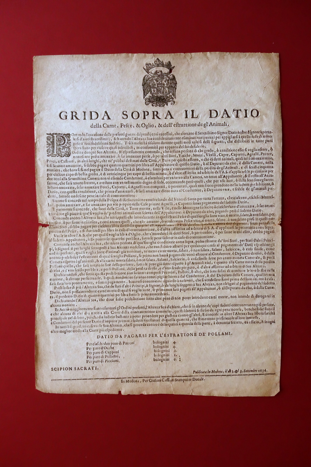 Grida Sopra il Dazio della Carne Pesce Olio Estrazione degli …